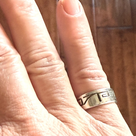 Vintage Vidal Aragon sterling silver storyteller ring - size 4-1/2 - Picture 8 of 8